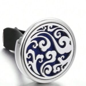 Aromadiffuser car clip air freshner (silver, cloud)