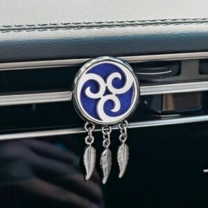 Aromadiffuser car clip dangling air freshner (silver, anime)