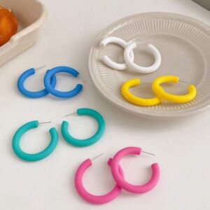 C design hoops (blue)