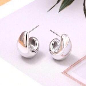 Droplet earrings (silver)