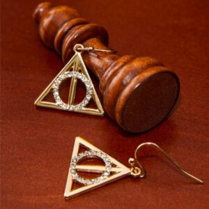 Harry Potter 'Death Hallows' drop earrings