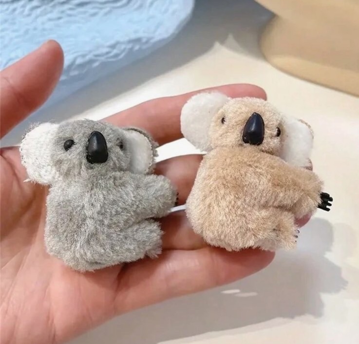 Koala claw clip (grey)